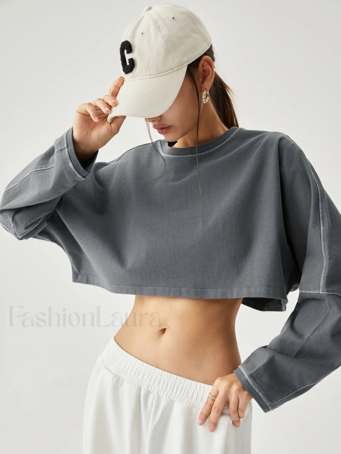 Living Easy Graceful Crop Sweatshirt Secondary image
