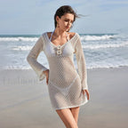 Long Sleeve Shirt Beach Cover Up