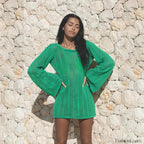 Long Sleeve Shirt Beach Cover Up