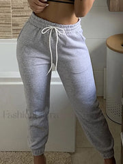 Loose Bottom Sweatpants Grey / L Pants