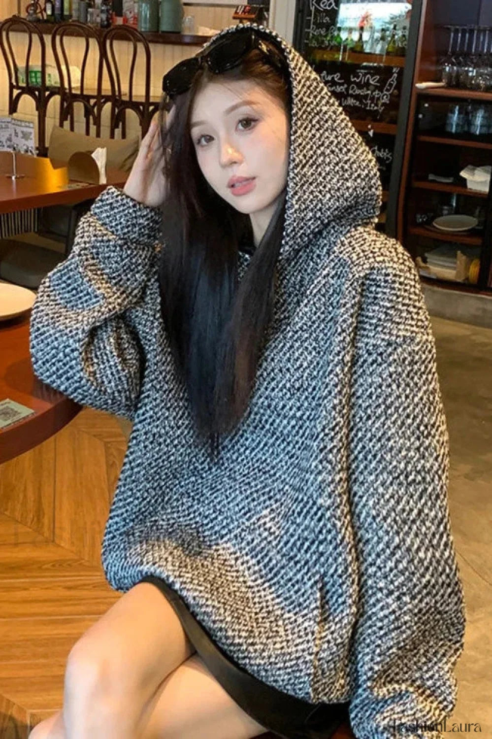 Loose Fit Thick Hooded Hoodie