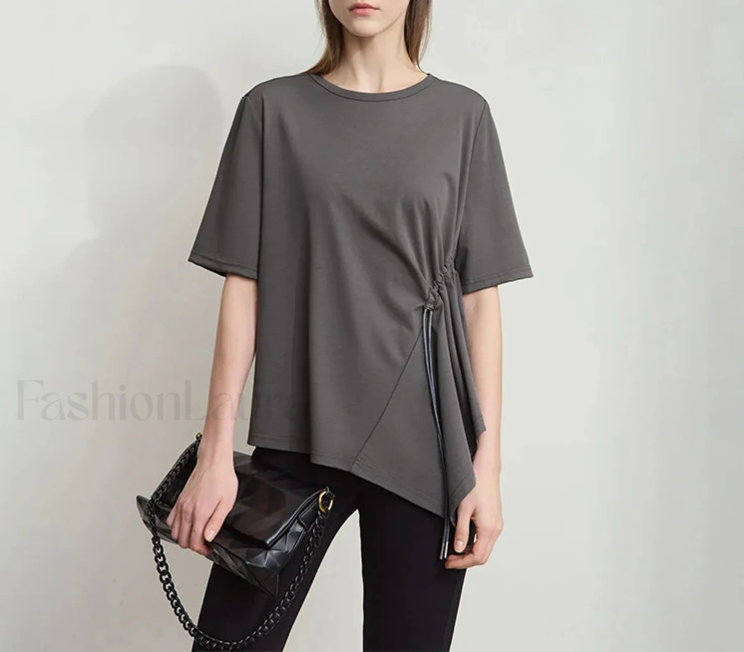 Loose Round Neck Summer T-Shirt Secondary image