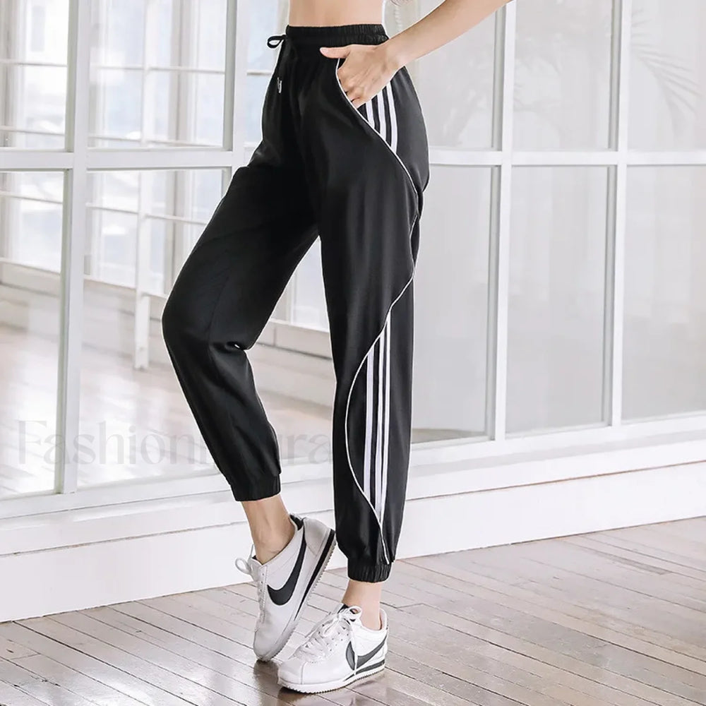 Loose Running Straight Tracksuit Sweatpants