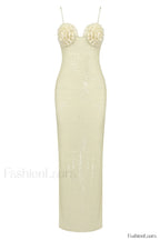 Lorelei Brown Stylish Sequin Dress XS / Ivory