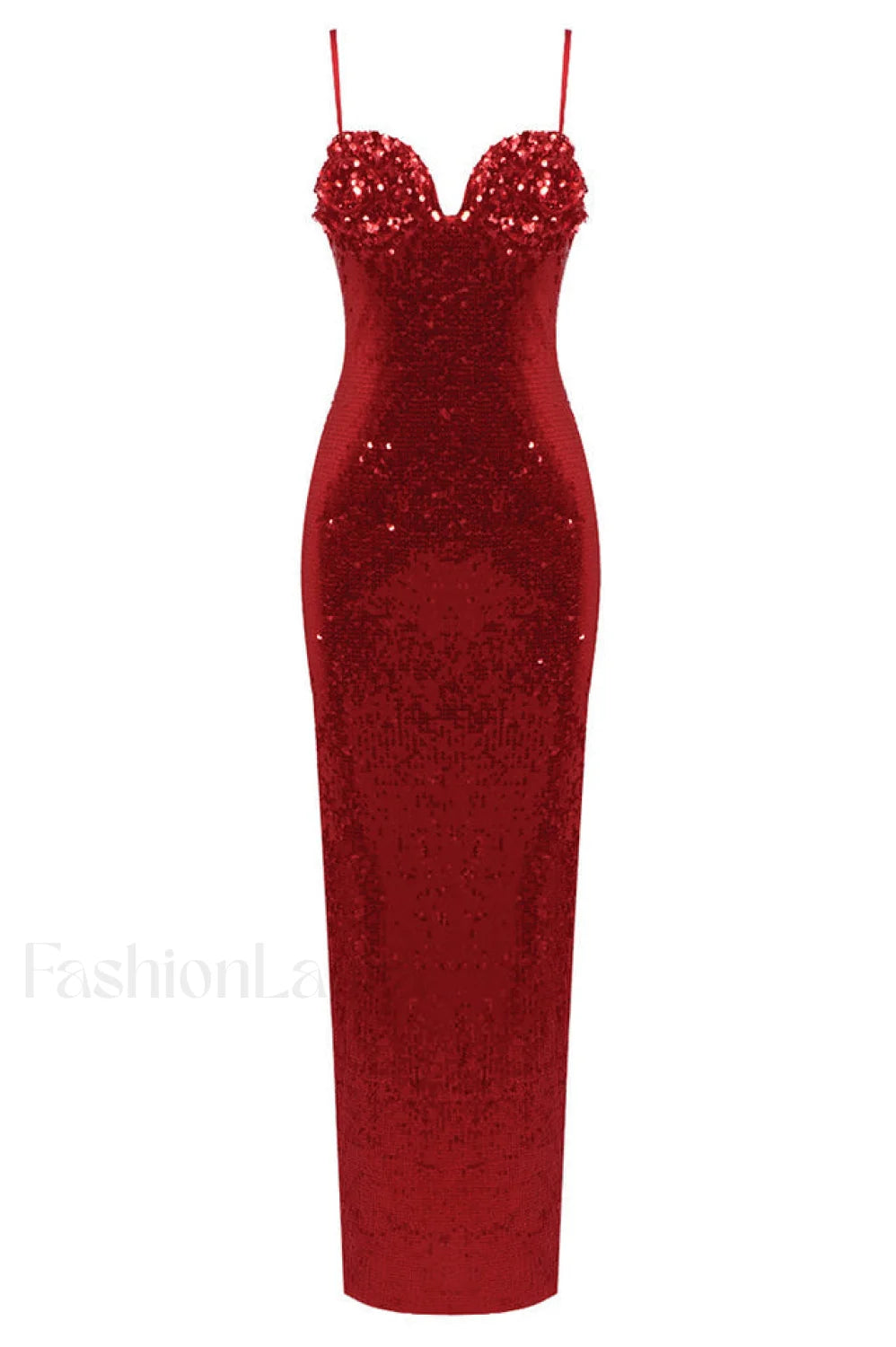 Lorelei Brown Stylish Sequin Dress XS / Scarlette