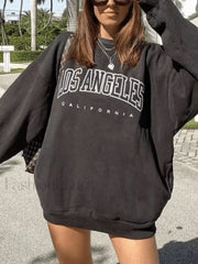 Los Angeles Graphic Sweatshirt Black / S Sweatshirts & Hoodies L