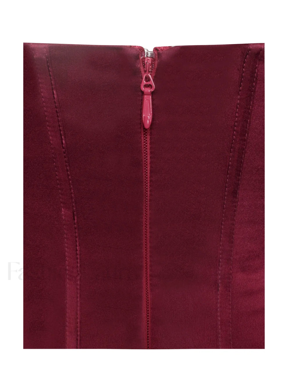 Lucinda Burgundy Satin Charming Lace Corset Maxi Dress Dresses