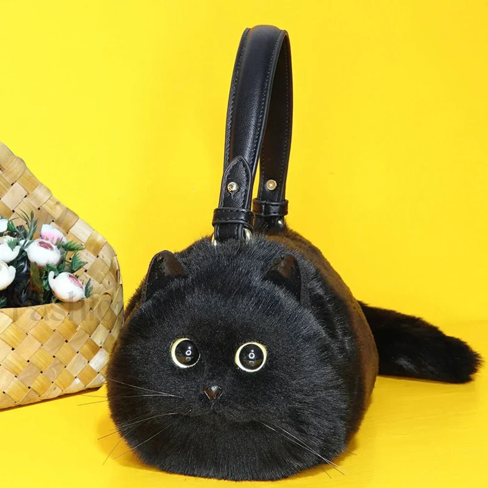 Luxury Fashion Crossbody High Women’s Black Mini Quality Cat Cute Bag BIG