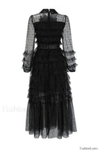 Maddison Polka Stylish Dot Maxi Dress