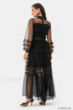 Maddison Polka Stylish Dot Maxi Dress
