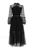 Maddison Polka Stylish Dot Maxi Dress