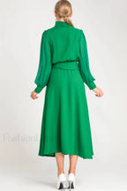 Magdalen Elegant Midi Dress