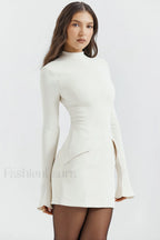 Mahalia Navy Stylish Mini Dress