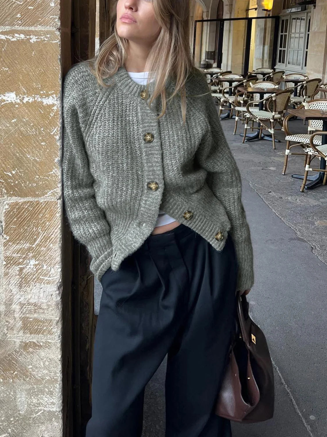 Making Charming Moments Cardigan Grey / XS Sweaters L Main image
