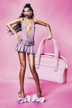 Malibu Plunge Stylish Mini Dress