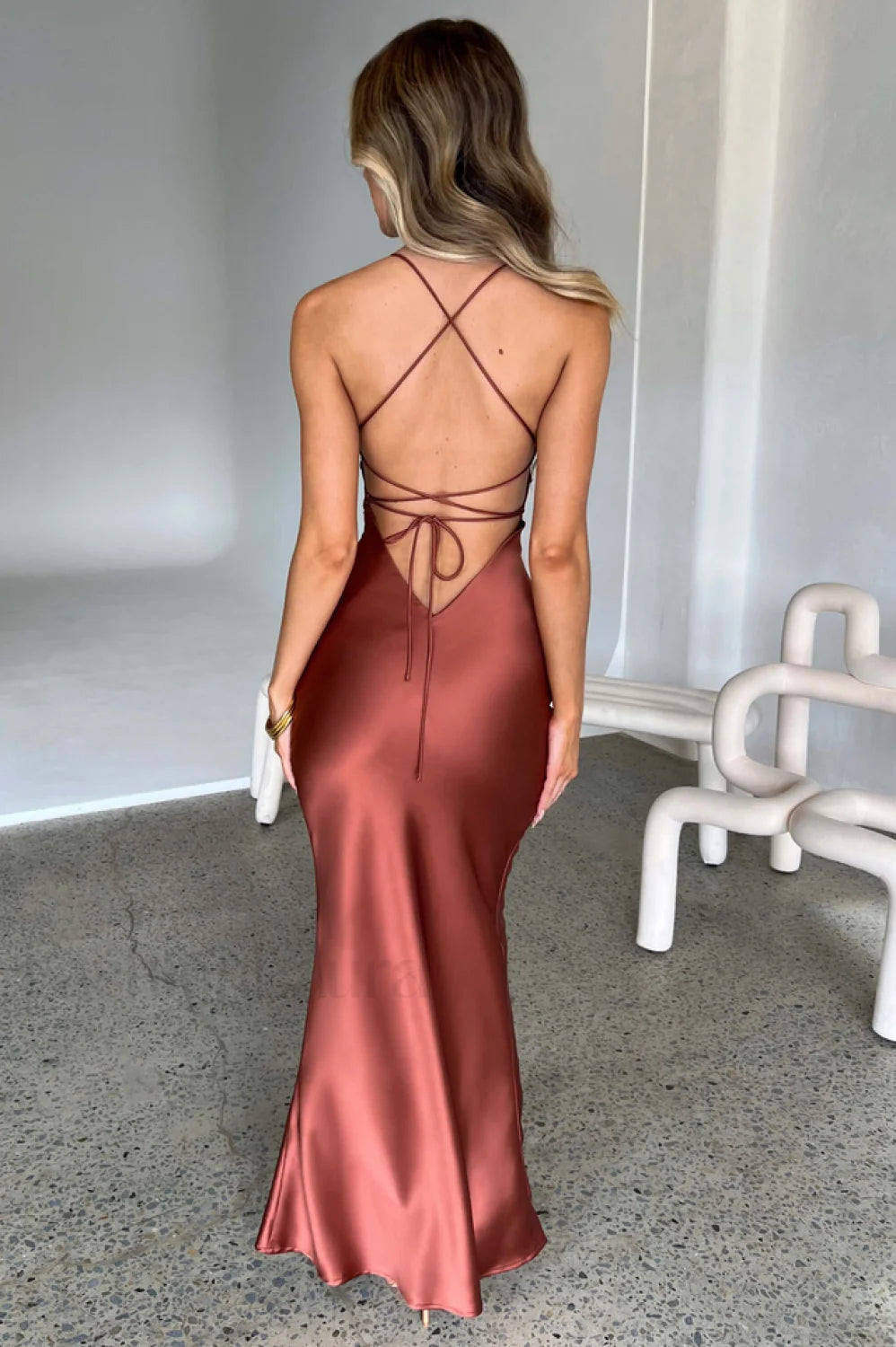 Malika Elegant Maxi Dress Secondary image