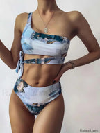 Marble Sport Bandeau Bikini Set
