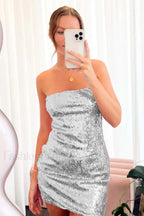 Marienne Sequin Stylish Mini Dress Party Dresses L