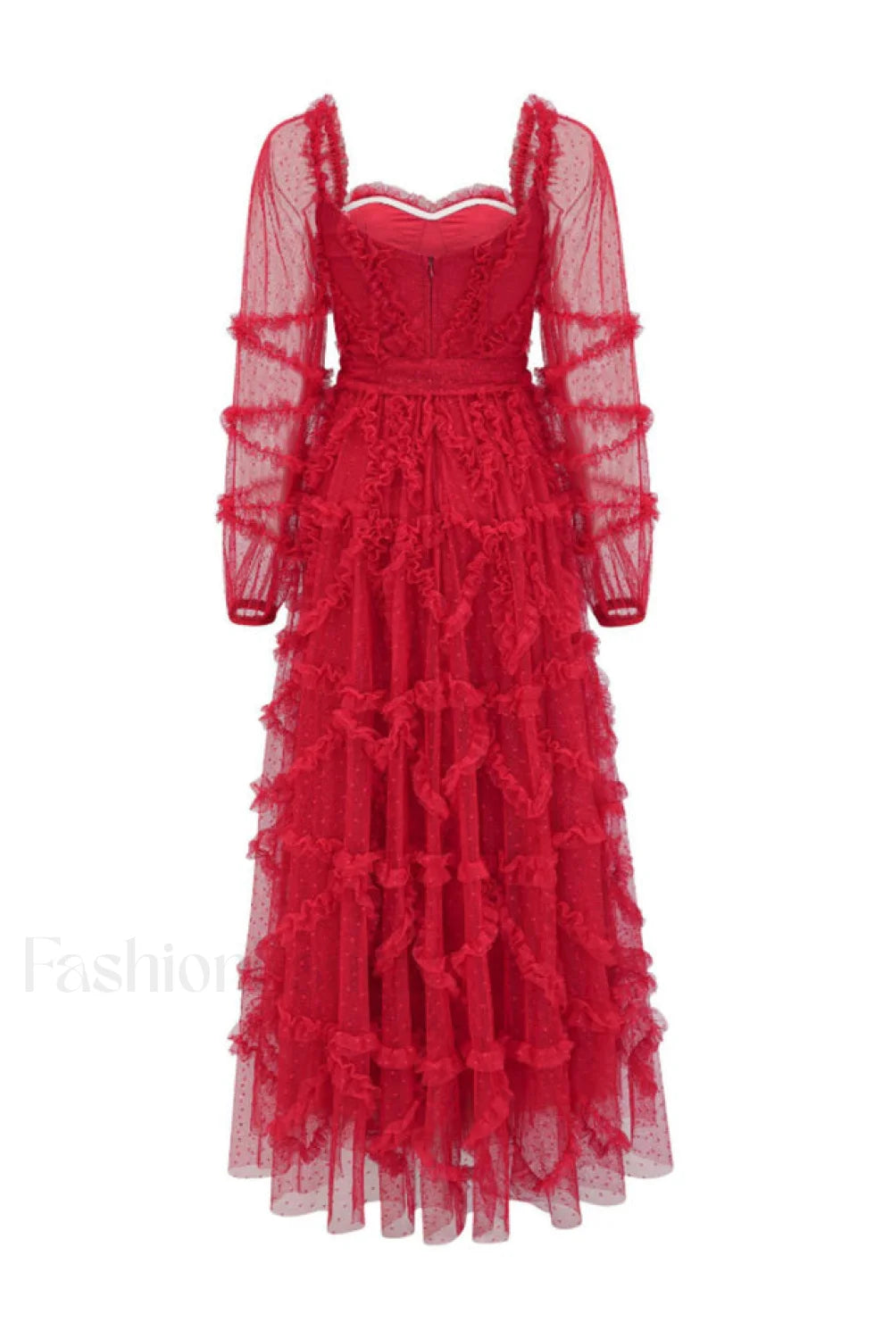 Maryam Sweetheart Stylish Belted Maxi Dress