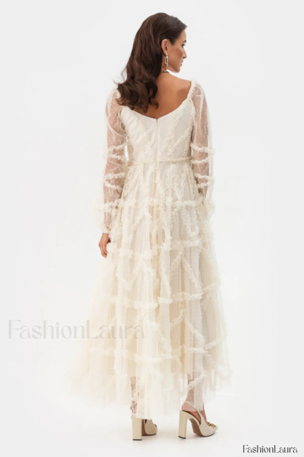 Maryam Sweetheart Stylish Belted Maxi Dress