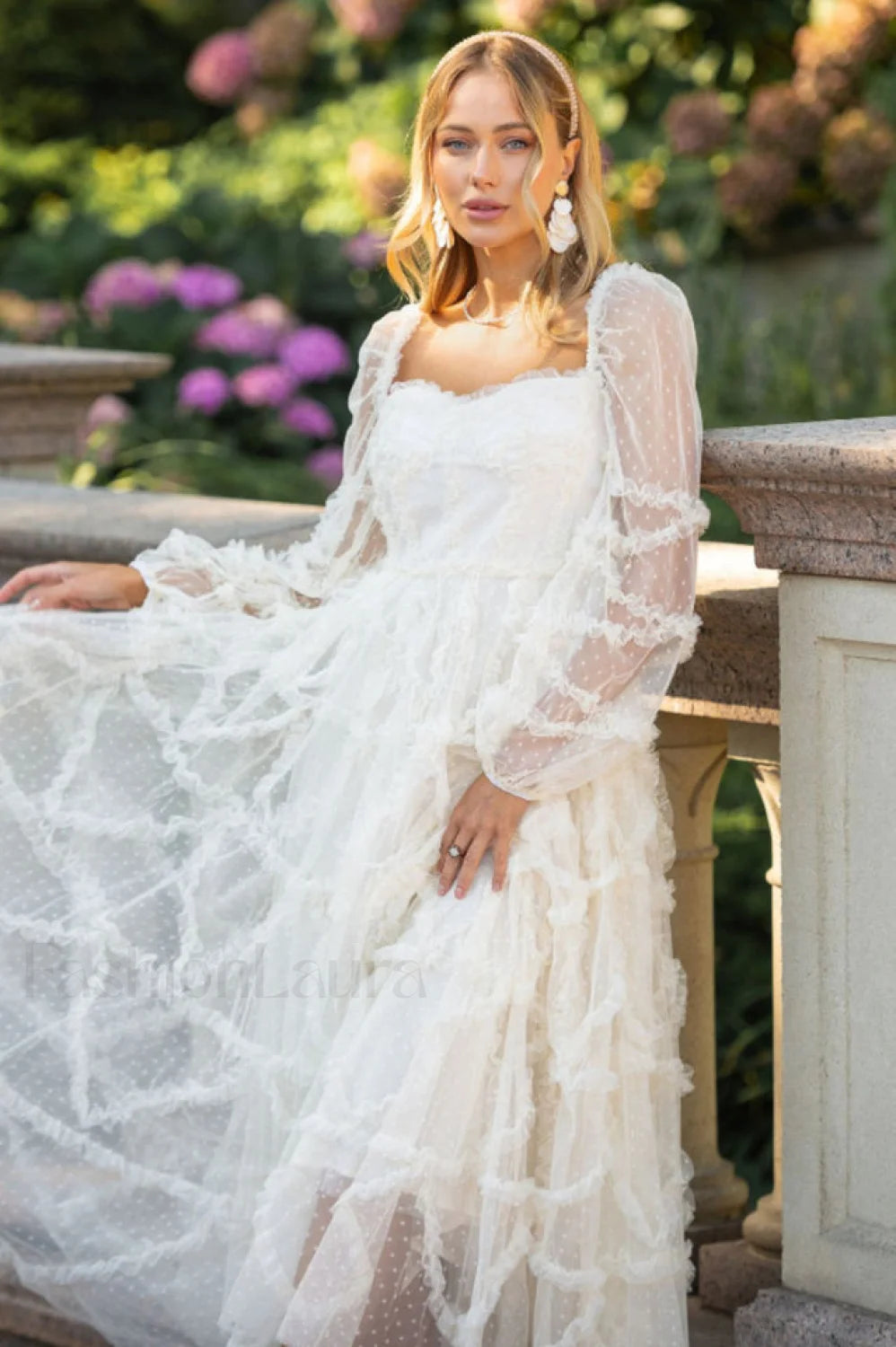 Maryam Sweetheart Stylish Belted Maxi Dress Main image