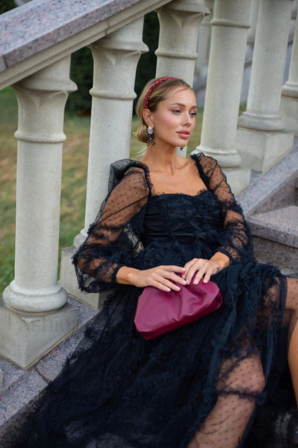 Maryam Sweetheart Stylish Belted Maxi Dress