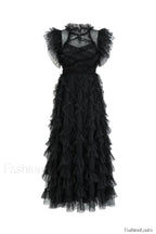Maxine Floral Embroidery Charming Sleeveless Maxi Dress