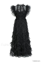 Maxine Floral Embroidery Charming Sleeveless Maxi Dress