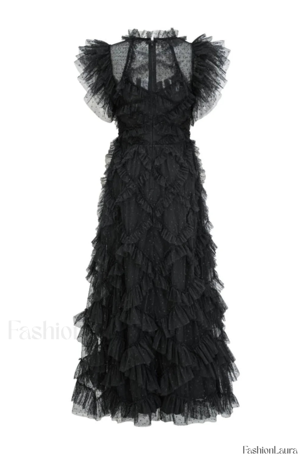 Maxine Floral Embroidery Charming Sleeveless Maxi Dress