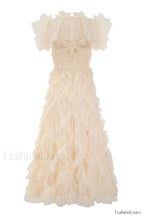 Maxine Floral Embroidery Charming Sleeveless Maxi Dress