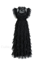 Maxine Floral Embroidery Charming Sleeveless Maxi Dress