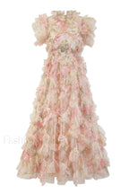 Maxine Floral Embroidery Charming Sleeveless Maxi Dress