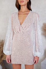 Maya Sequin Stylish Mini Dress