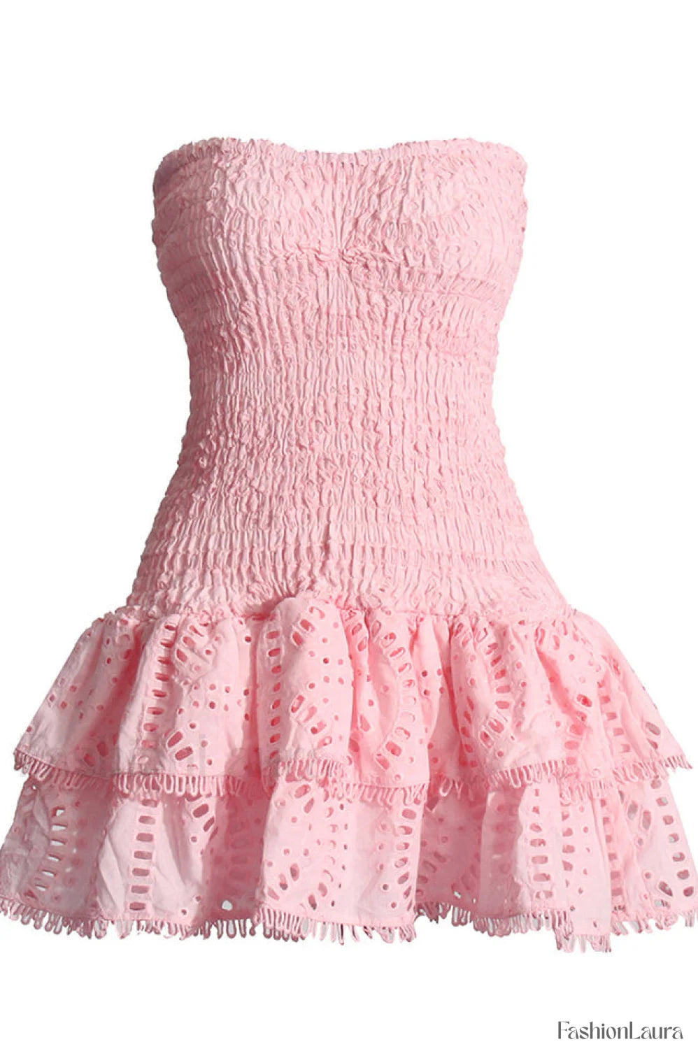 Megan Elegant Short Dress S / Pink
