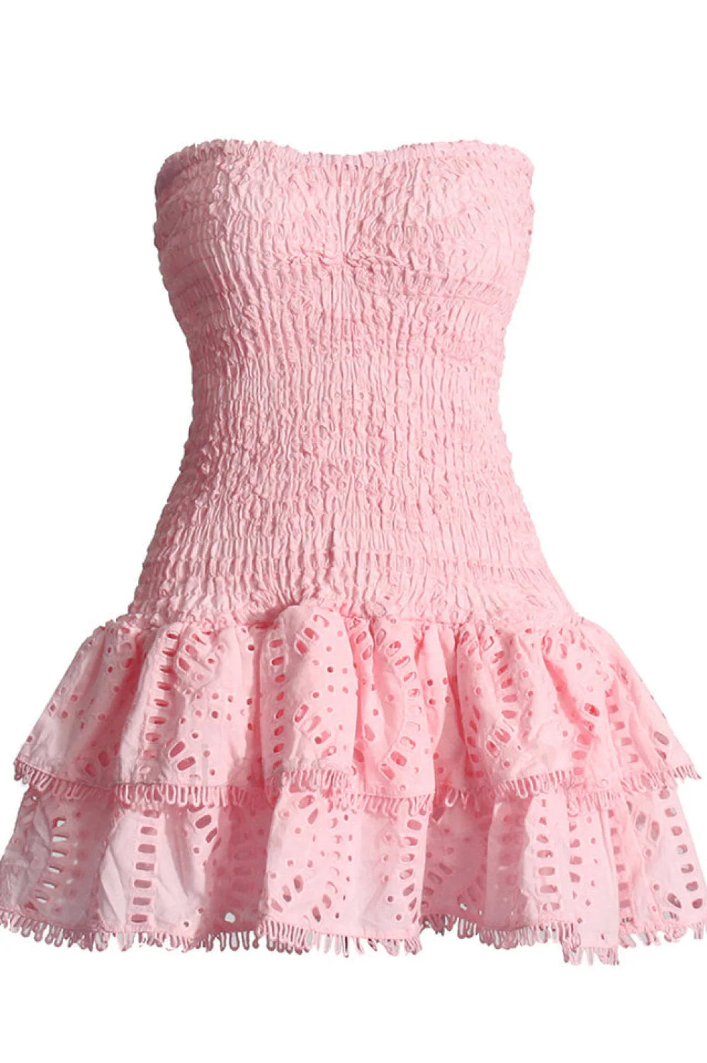 Megan Elegant Short Dress S / Pink