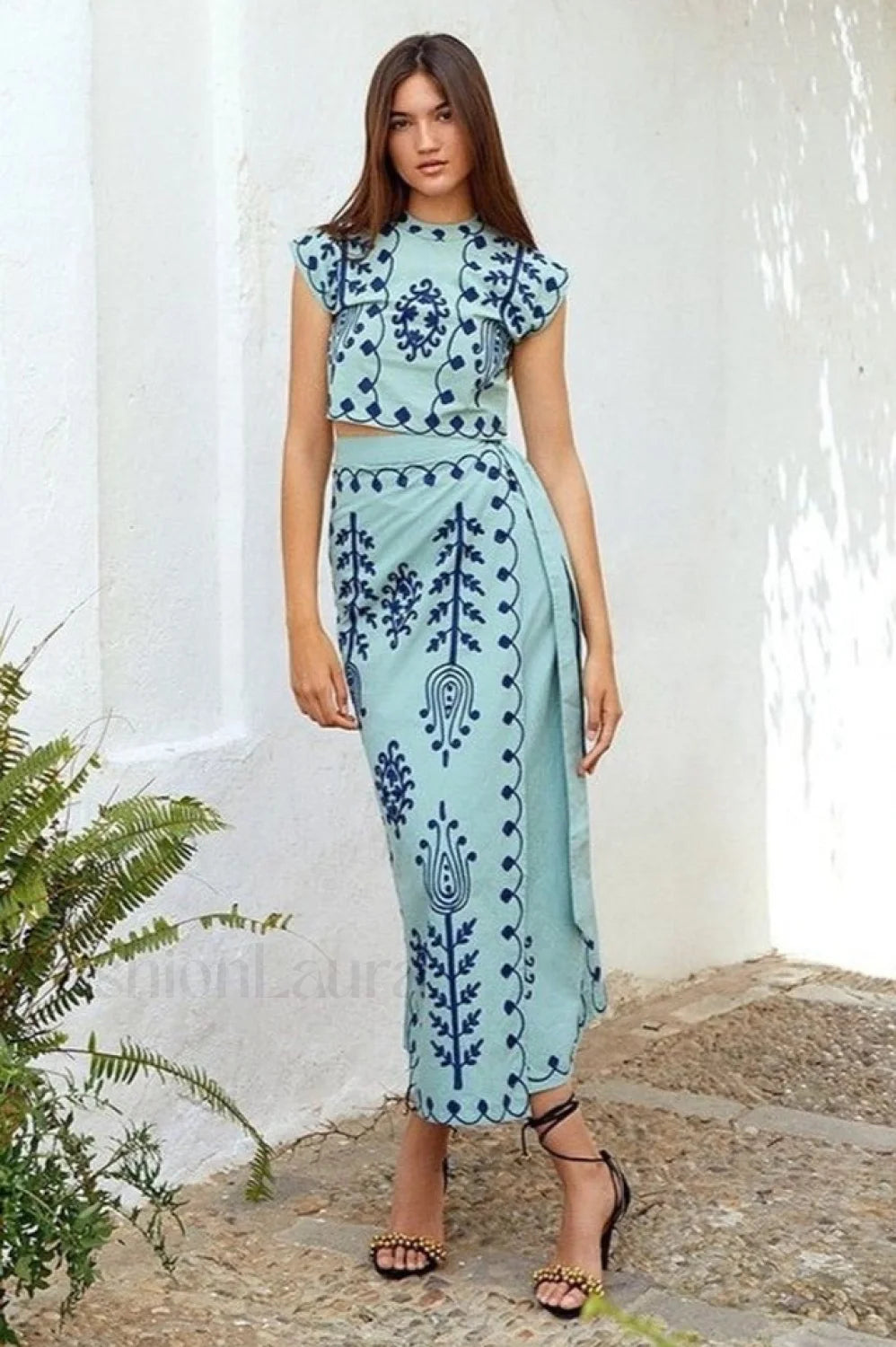 Melissa Top Stylish & Skirt Set XS / 2#