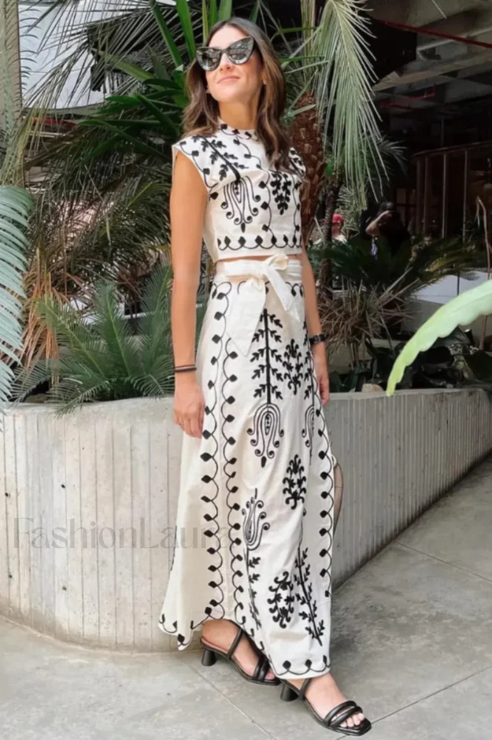 Melissa Top Stylish & Skirt Set XS / 3#