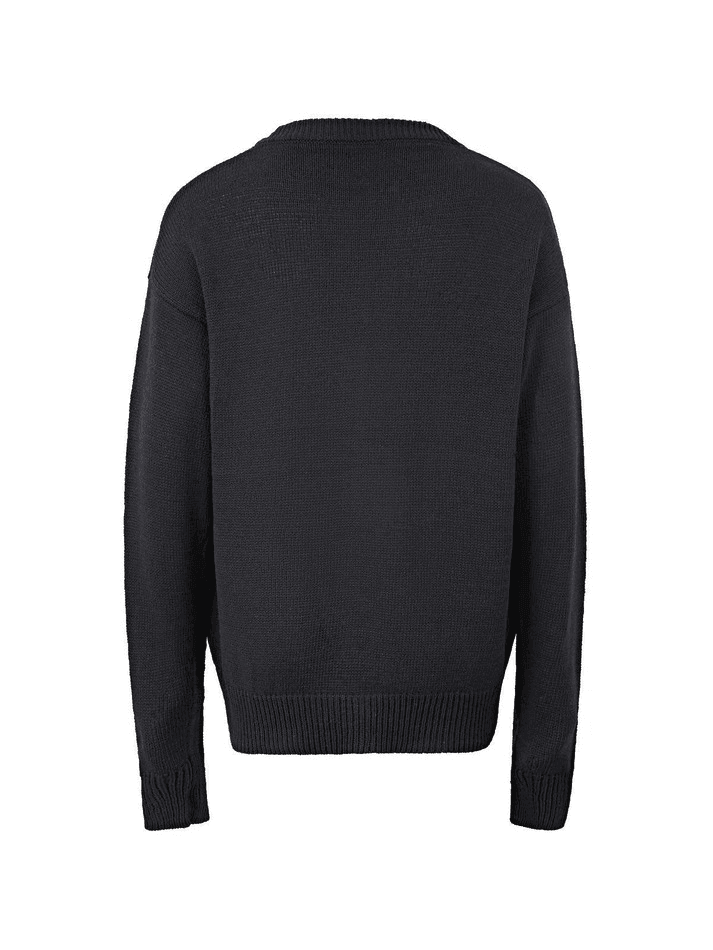 Men’s Cartoon Long Sleeve Knit Sweater Sweaters