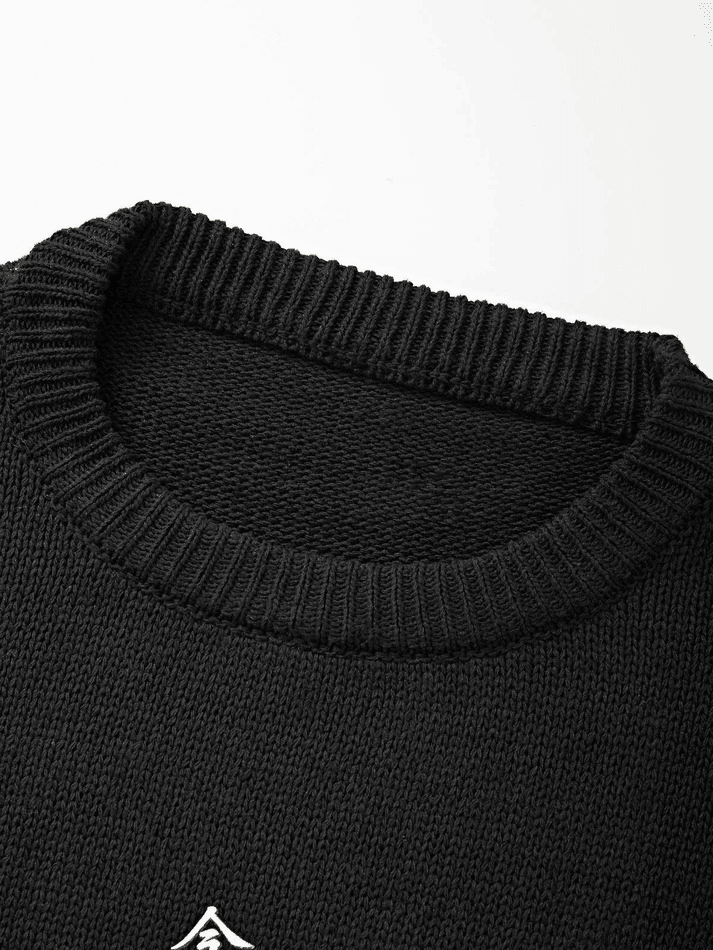 Men’s Cartoon Long Sleeve Knit Sweater Sweaters