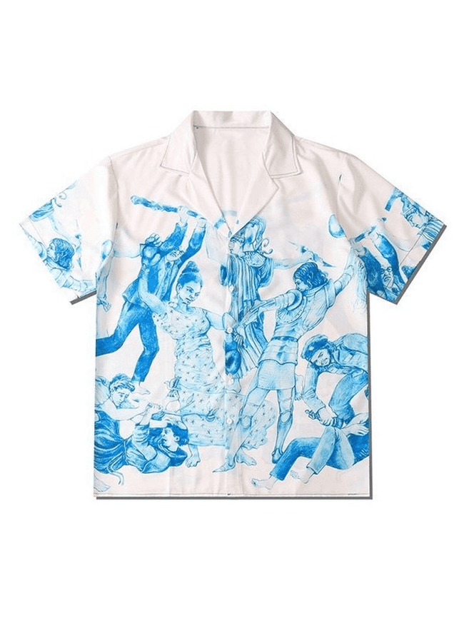 Men’s Mythical Print Shirt White / S Shirts Main image