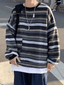 Men’s Pocket Striped Knit Sweater Black / M Sweaters