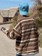 Men’s Pocket Striped Knit Sweater Sweaters