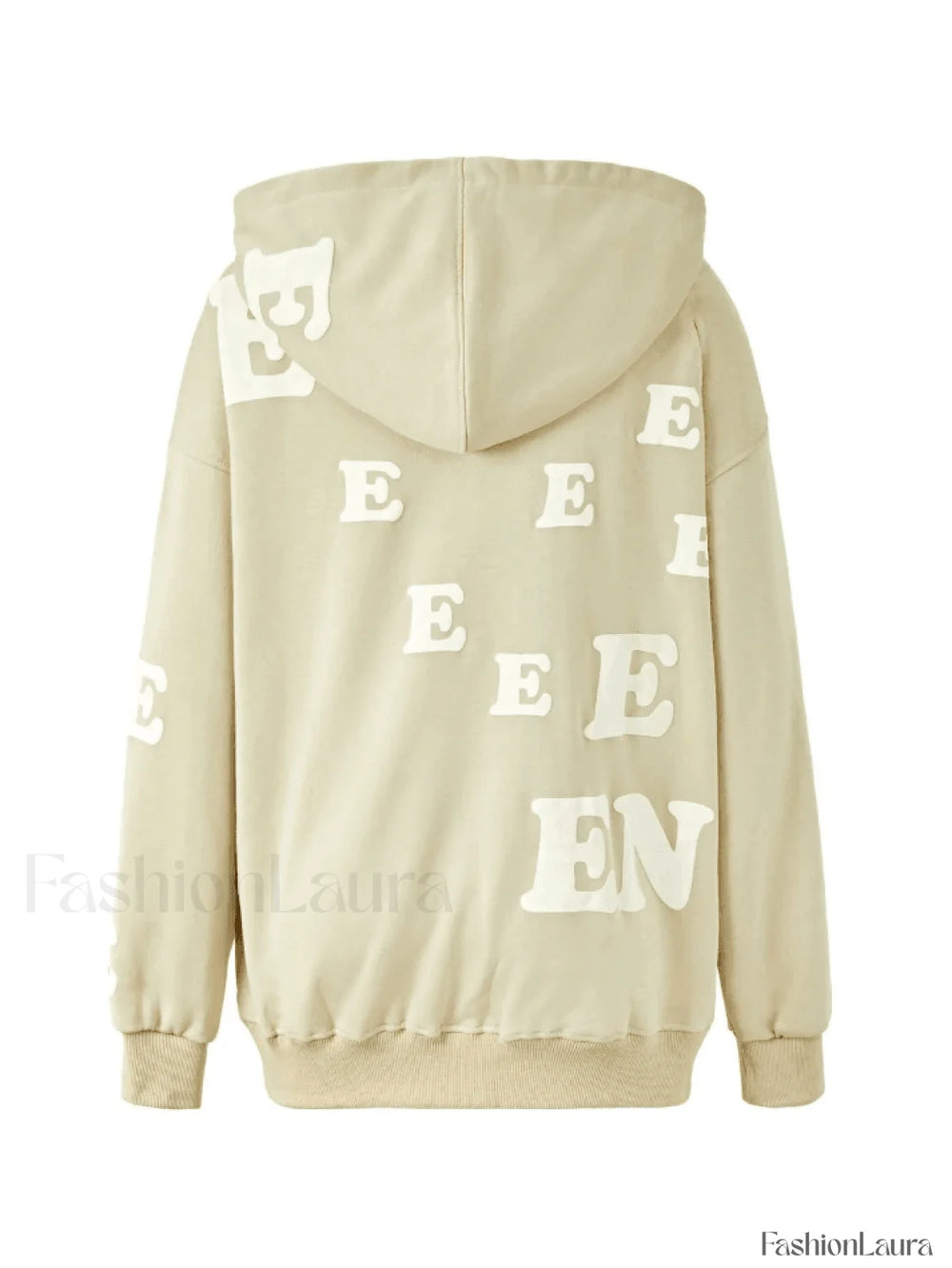Men’s Alphabet Graphic Pullover Hoodie Sweatshirts & Hoodies L