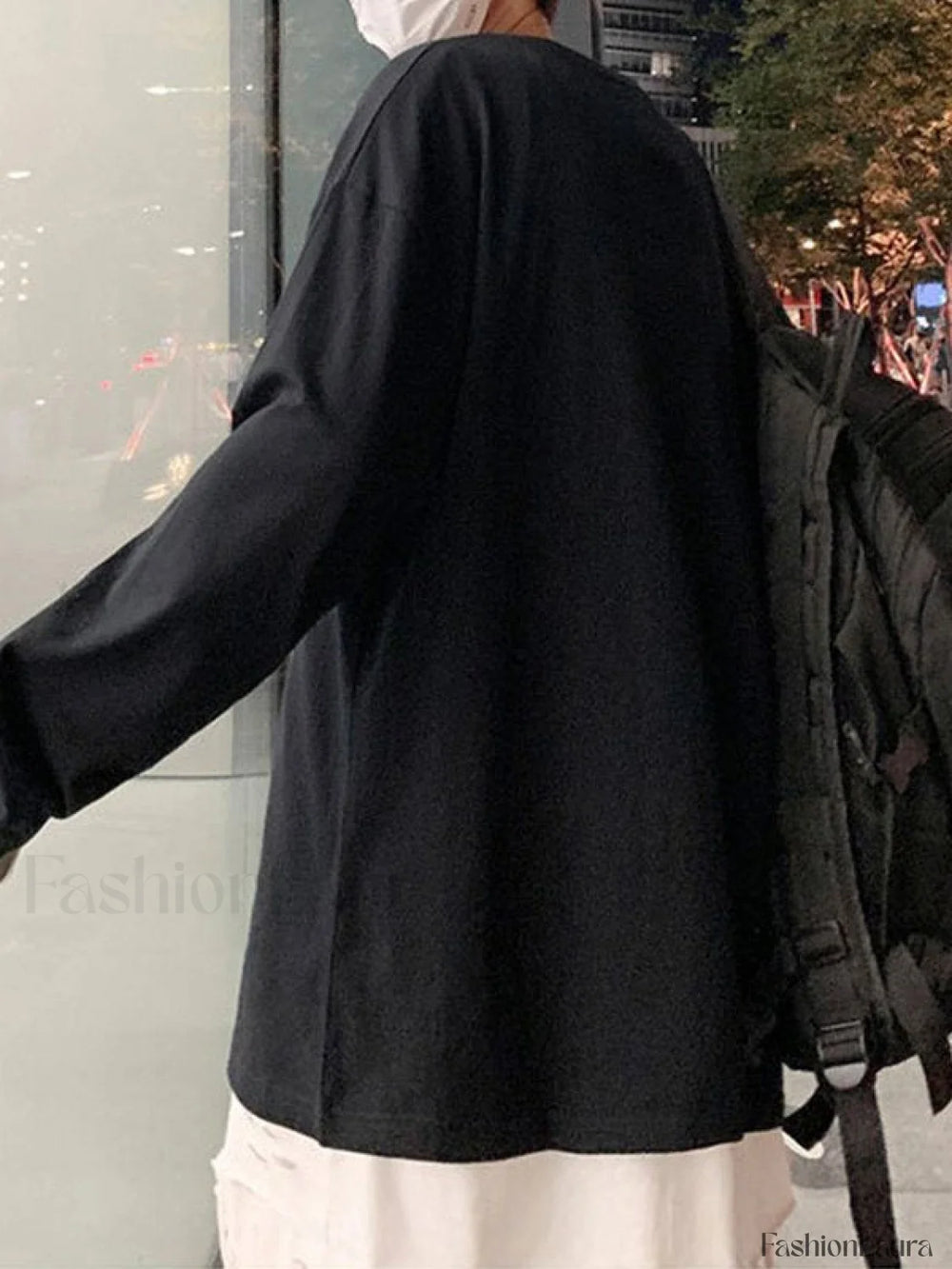 Men’s Cargo Pocket Patched Straight Leg Jeans loose jeans