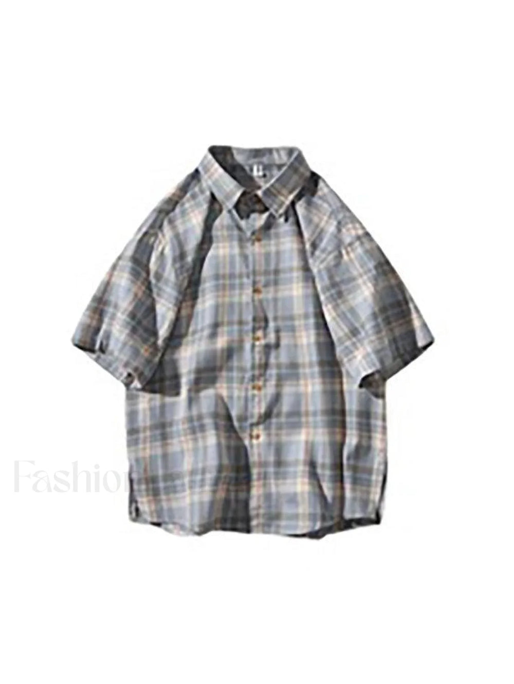 Men’s Checkered Print Shirt Shirts