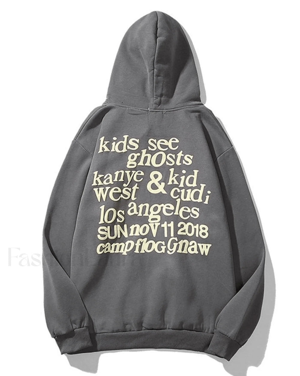 Men’s Graffiti Letter Print Hoodie Gray / S Sweatshirts & Hoodies L