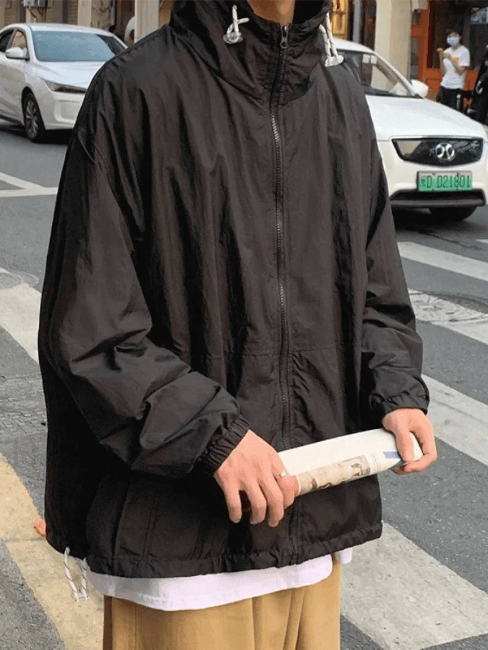 Men’s Lightweight Zipper Hooded Jacket Jackets