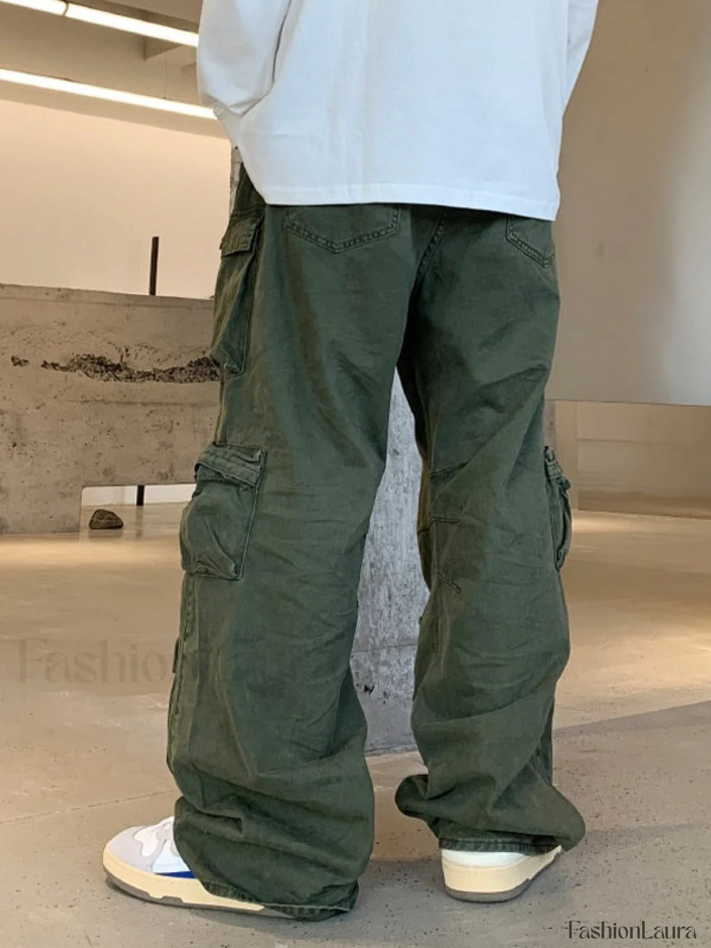 Men’s Multi Pockets Loose Cargo Pants Cargo Pants