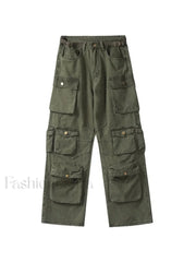 Men’s Multi Pockets Loose Cargo Pants Cargo Pants