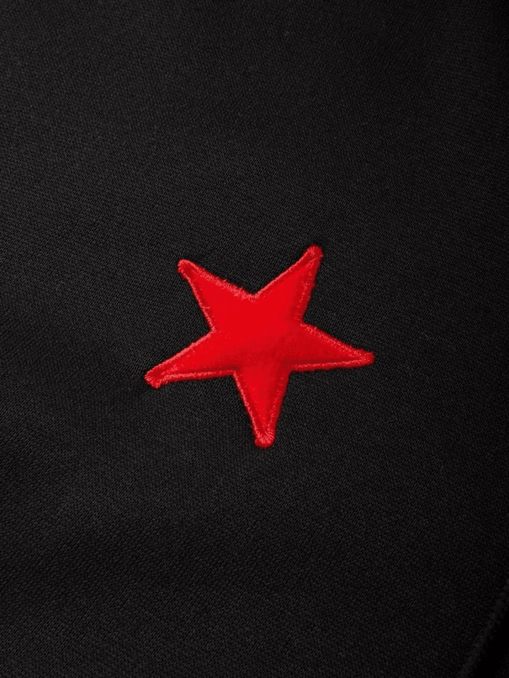 Men’s Patch Star Zip Up Hoodie Sweatshirts & Hoodies L